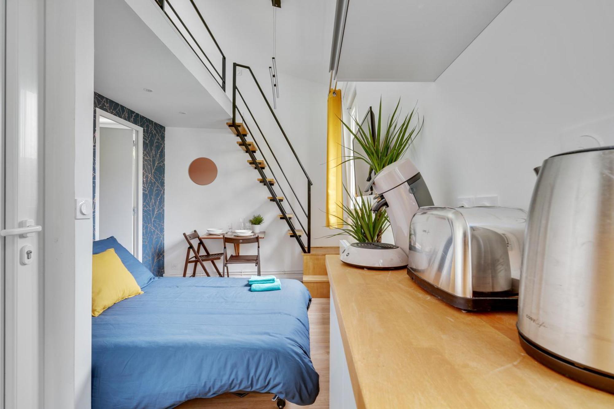 Studio Avec Mezzanine - Wifi - Proche Paris Montreuil  Buitenkant foto